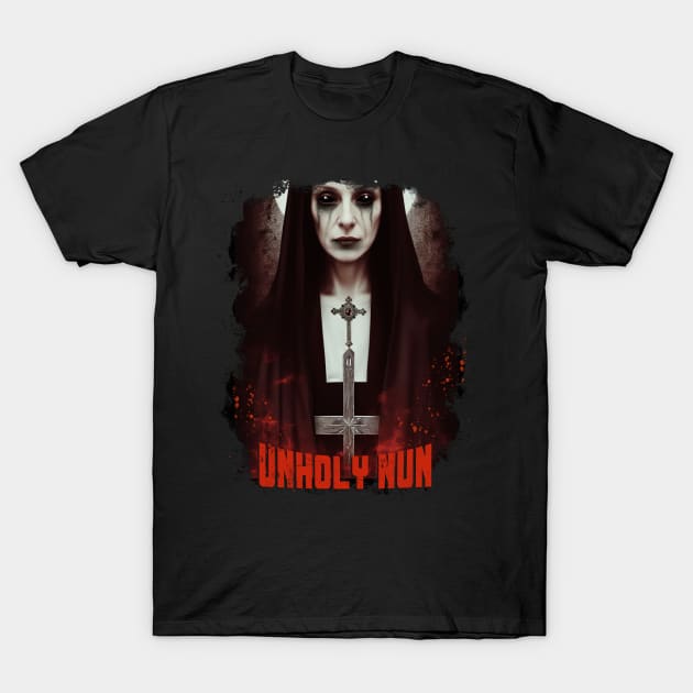 Unholy NUN T-Shirt by Pictozoic